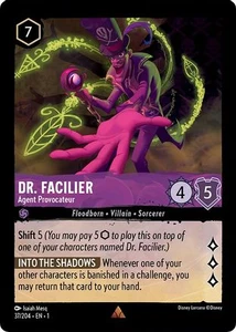 Dr. Facilier - Agent Provocateur (37/204) - Disney Lorcana card