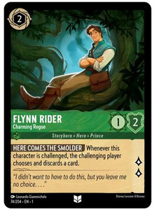 Flynn Rider - Charming Rogue (74/204) Cold Foil - Disney Lorcana card