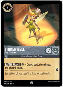 Tinker Bell - Tiny Tactician (194/204) - Disney Lorcana card