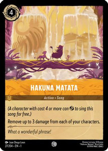 Hakuna Matata (27/204) Cold Foil Hakuna Matata (27/204) Cold Foil
