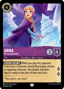 Anna - Heir to Arendelle (35/204) - Disney Lorcana card