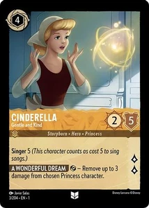Cinderella - Gentle and Kind (3/204) - Disney Lorcana card