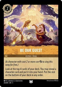 Be Our Guest (25/204) Cold Foil - Disney Lorcana card