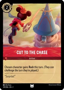 Cut to the Chase (129/204) Cold Foil - Disney Lorcana card
