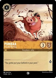 Pumbaa - Friendly Warthog (17/204) - Disney Lorcana card