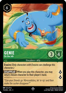 Genie - On the Job (75/204) Cold Foil Genie - On the Job (75/204) Cold Foil
