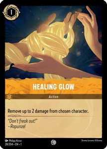 Healing Glow (28/204) Cold Foil - Disney Lorcana card
