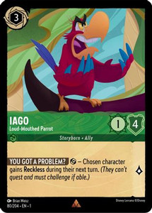 Iago - Loud-Mouthed Parrot (80/204) Iago - Loud-Mouthed Parrot (80/204)