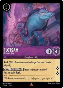 Flotsam - Ursula's Spy (43/204) - Disney Lorcana card