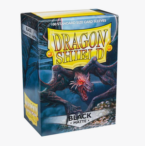 Dragon Shield Matte Sleeves - Black 100ct