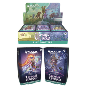 Lorwyn Eclipsed - DEAL - Play Box + Set of Two (2) Commander Decks Lorwyn Eclipsed - DEAL - Play Box + Set of Two (2) Commander Decks