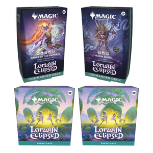 Lorwyn Eclipsed - DEAL - Two (2) Prerelease Kits + Set of Two (2) Commander Decks Lorwyn Eclipsed - DEAL - Two (2) Prerelease Kits + Set of Two (2) Commander Decks