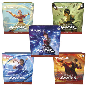 Avatar: The Last Airbender - Set of Five (5) Prerelease Kits Avatar: The Last Airbender - Set of Five (5) Prerelease Kits