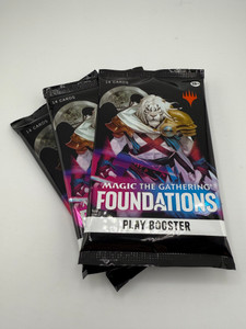 Three Piece - 3x Foundations Play Booster Packs