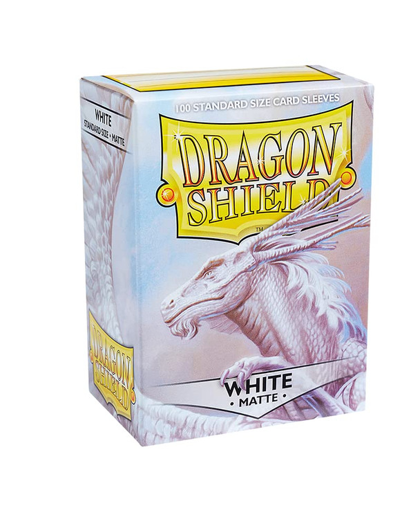 Dragon Shield - Matte White (Standard 100ct)