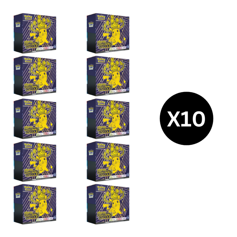 Surging Sparks - Elite Trainer Box (Case of 10) - Pokémon TCG