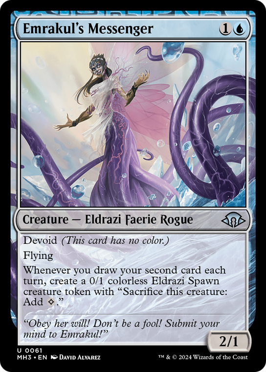 Emrakul's Messenger  (devoid) (MH3-0061)