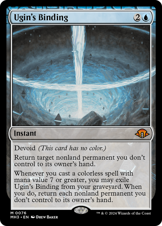 Ugin's Binding  (devoid)(Foil) [MH3-0076F]