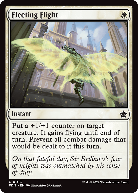 Fleeting Flight (Foil) [FDN-0013F]