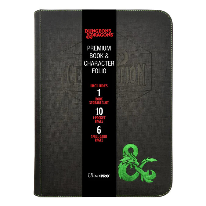 Ultra Pro Premium Zippered Book & Character Folio 2021 Celebration Edition for Dungeons & Dragons