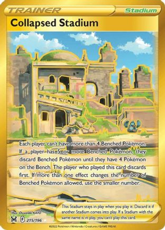 Collapsed Stadium (Secret) 215/196 - SWSH11 Lost Origin Holofoil