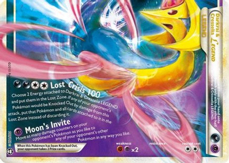 Darkrai & Cresselia Legend (Bottom) 100/102 - Triumphant Holofoil