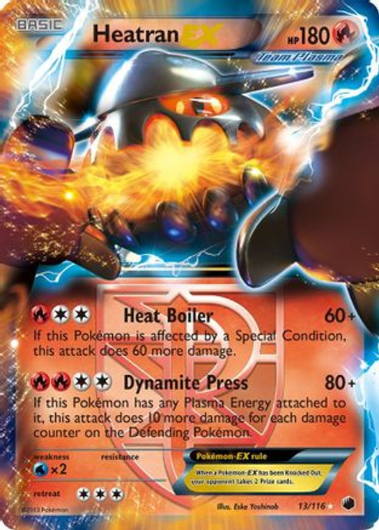 Heatran EX (Team Plasma) 13/116 - Plasma Freeze Holofoil