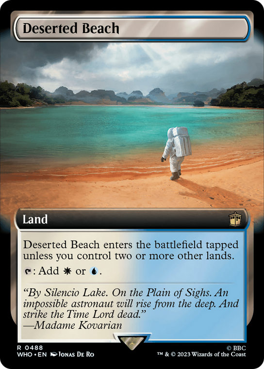 Deserted Beach (WHO-488) - Doctor Who: (Extended Art) Foil