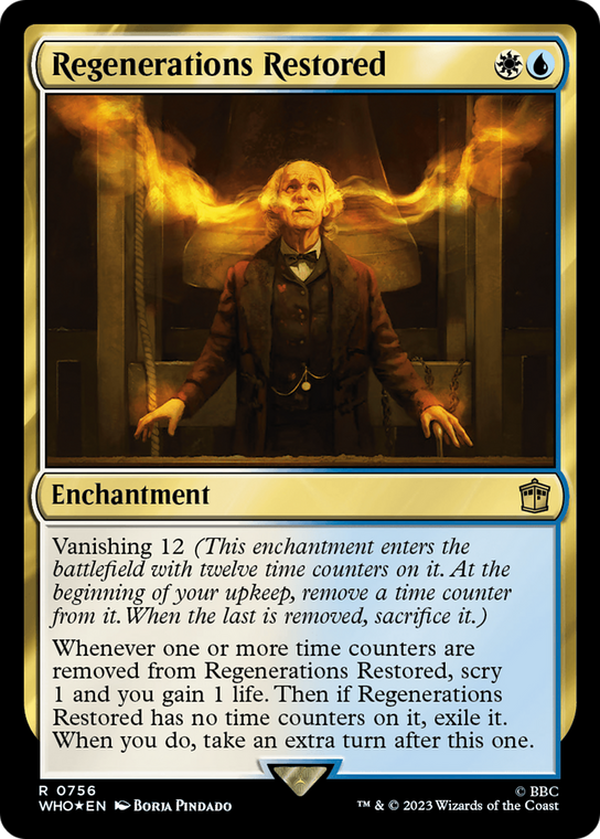 Regenerations Restored (WHO-756) - Doctor Who Foil