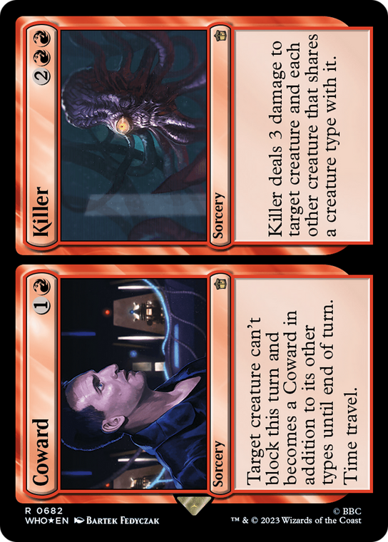 Coward // Killer (WHO-682) - Doctor Who Foil
