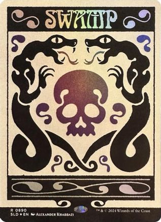 Swamp (0890) (Rainbow Foil) (Foil) [SLD-0890F]