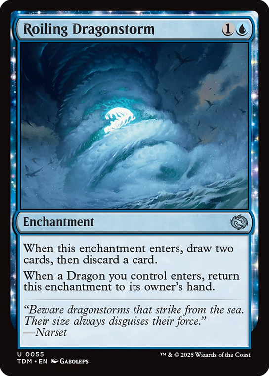 Roiling Dragonstorm  (enchantment) [TDM-0055]