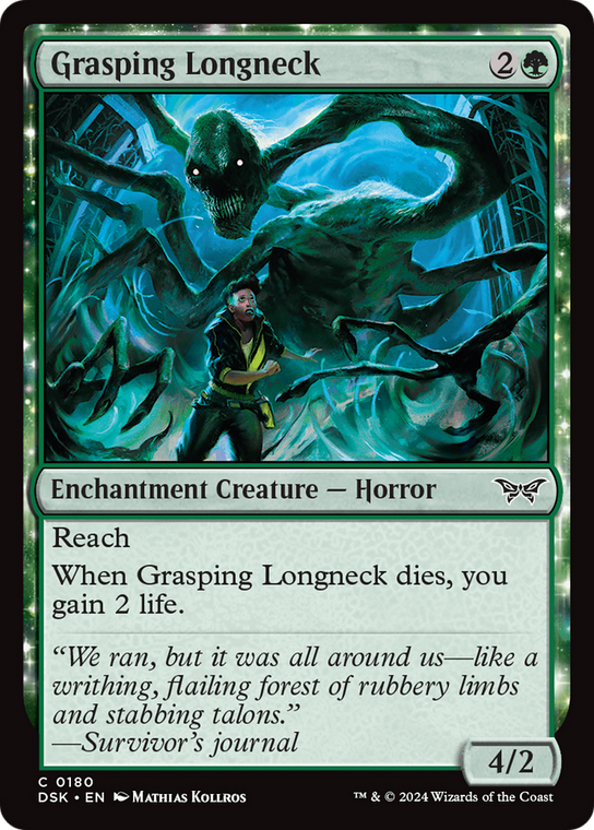 Grasping Longneck  (enchantment) [DSK-0180]