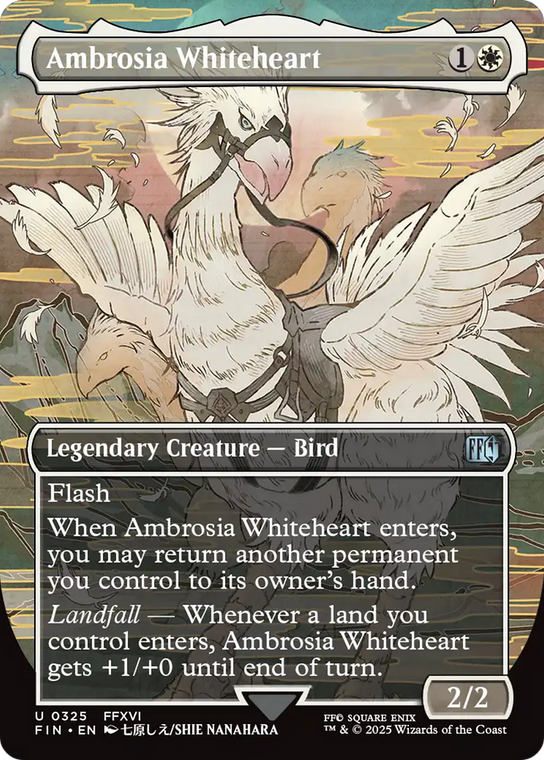 Ambrosia Whiteheart (Borderless)  (Borderless) [FIN-0325]