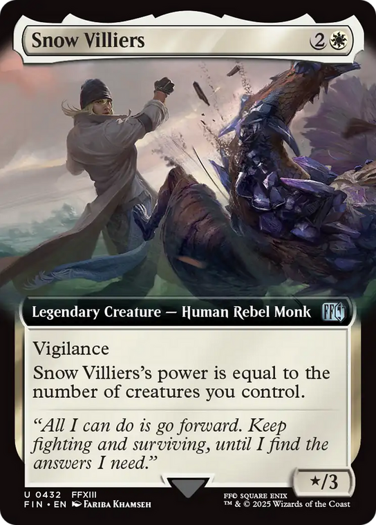 Snow Villiers  ( Extended Art) [FIN-0432]