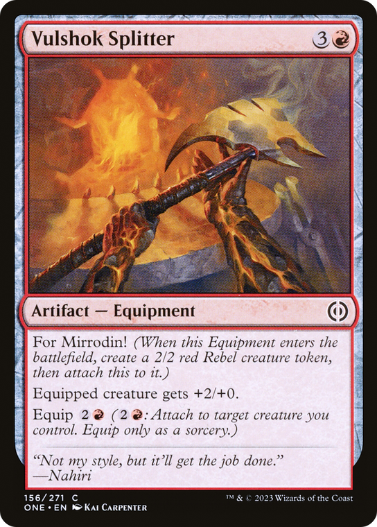 Vulshok Splitter  [ONE-0156]