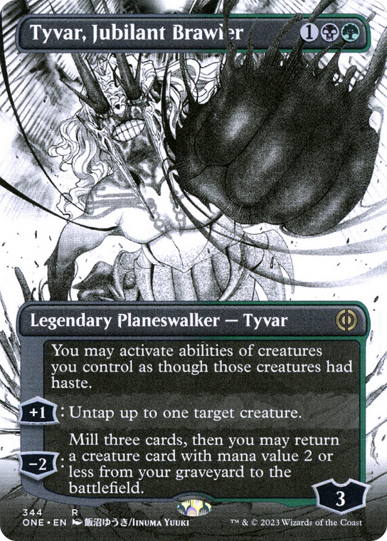Tyvar, Jubilant Brawler  ( Showcase) (Borderless) [ONE-0344]