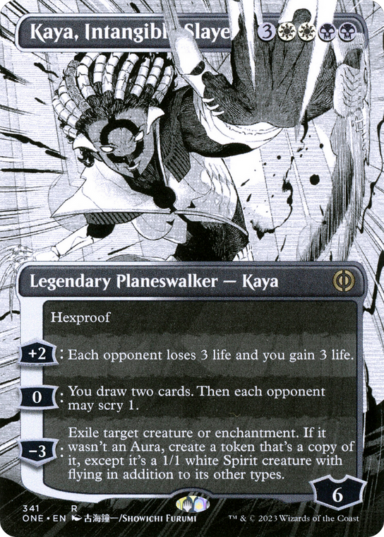 Kaya, Intangible Slayer  ( Showcase) (Borderless) [ONE-0341]