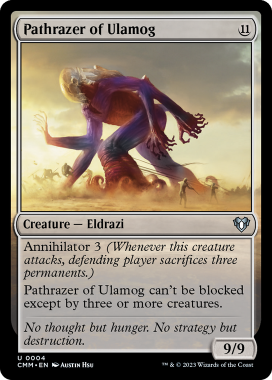 Pathrazer of Ulamog (CMM-004) - Commander Masters Foil
