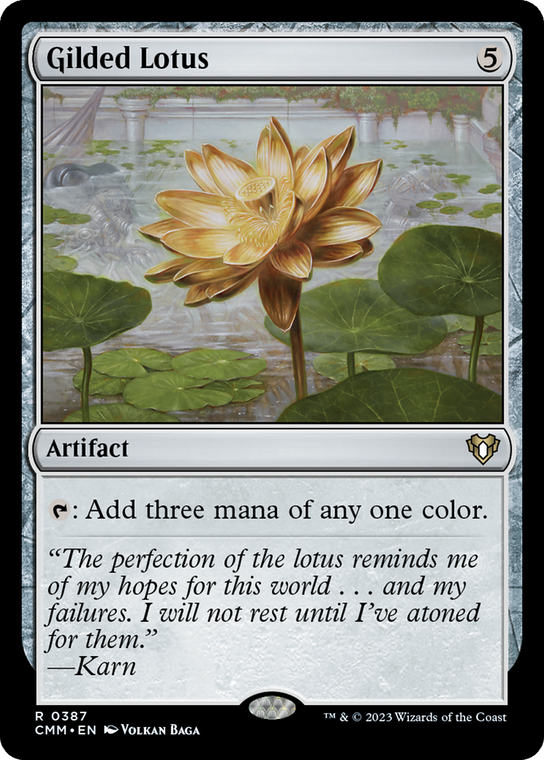 Gilded Lotus (CMM-387) - Commander Masters