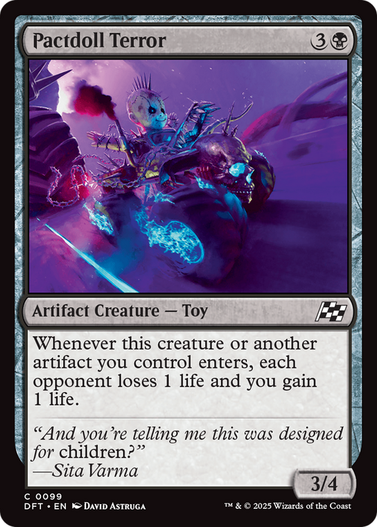 Pactdoll Terror [DFT-0099] - Magic: The Gathering card