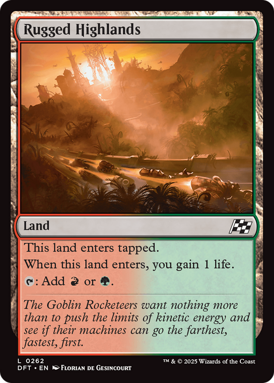 Rugged Highlands [DFT-0262] - Magic: The Gathering card