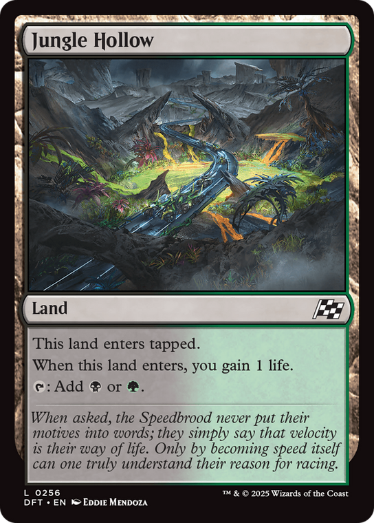Jungle Hollow [DFT-0256] - Magic: The Gathering card
