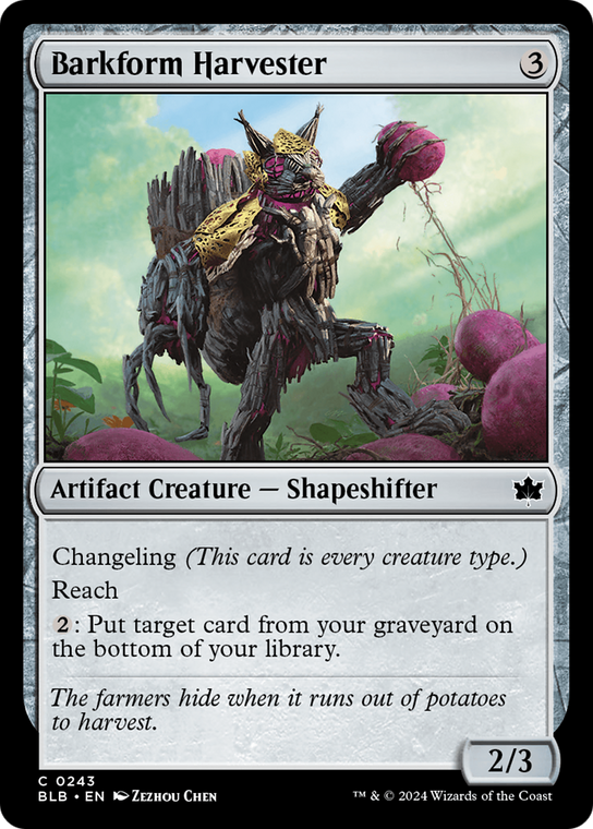 Barkform Harvester  [BLB-0243]