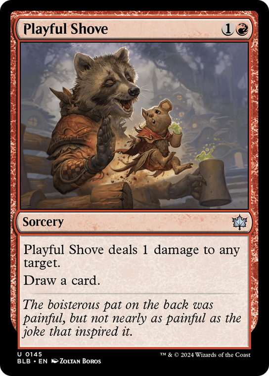 Playful Shove  [BLB-0145]