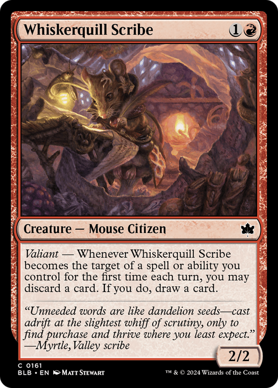 Whiskerquill Scribe  [BLB-0161]