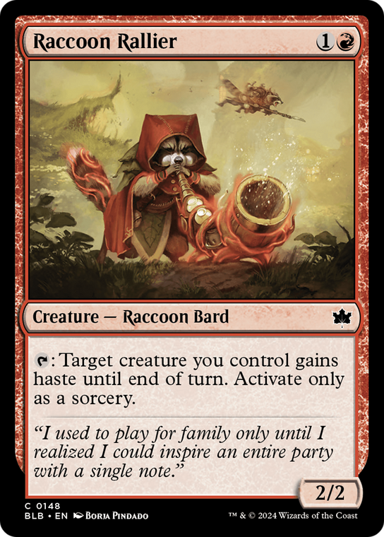 Raccoon Rallier  [BLB-0148]