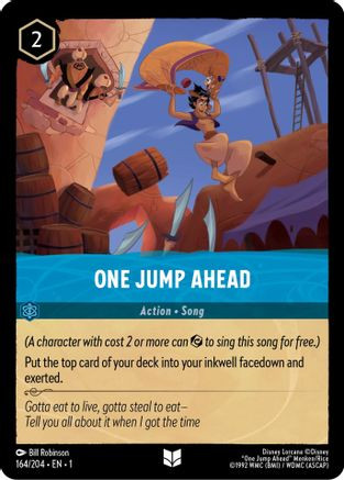 One Jump Ahead (164/204) - Disney Lorcana card