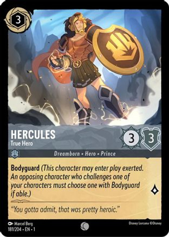 Hercules - True Hero (181/204)  Cold Foil