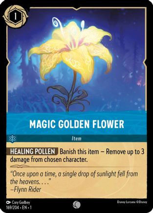 Magic Golden Flower (169/204) - Disney Lorcana card